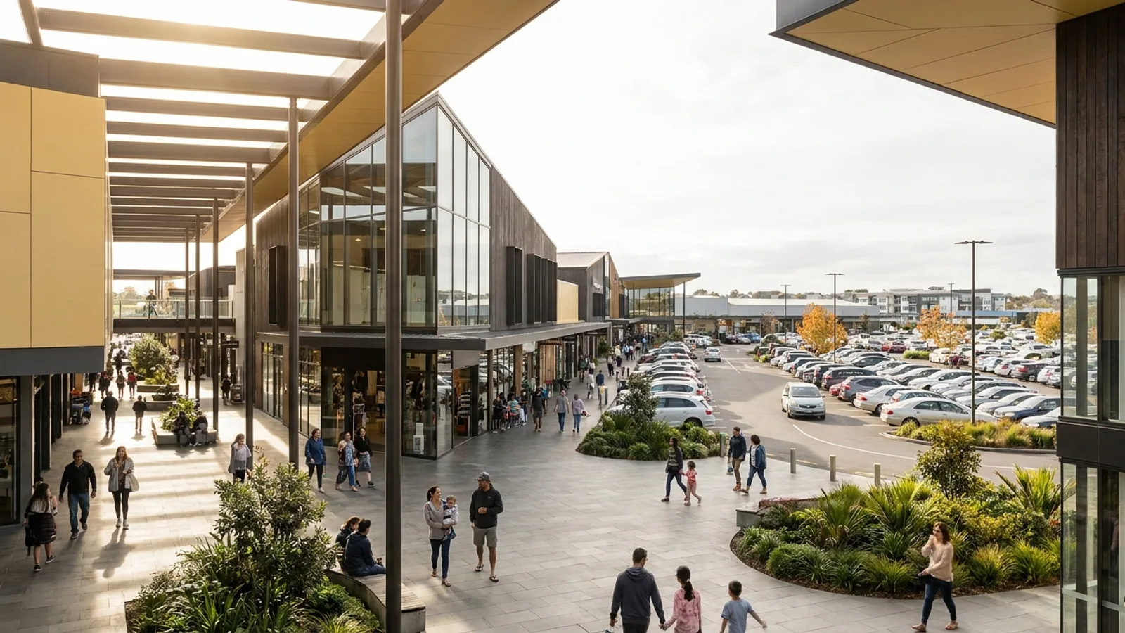 Botany Town Centre retail and business district supported by PMGS Digital marketing