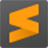 Sublime Text logo, a lightweight and efficient text editor favored by developers for coding tasks, showcasing its speed and performance in web development tools.
